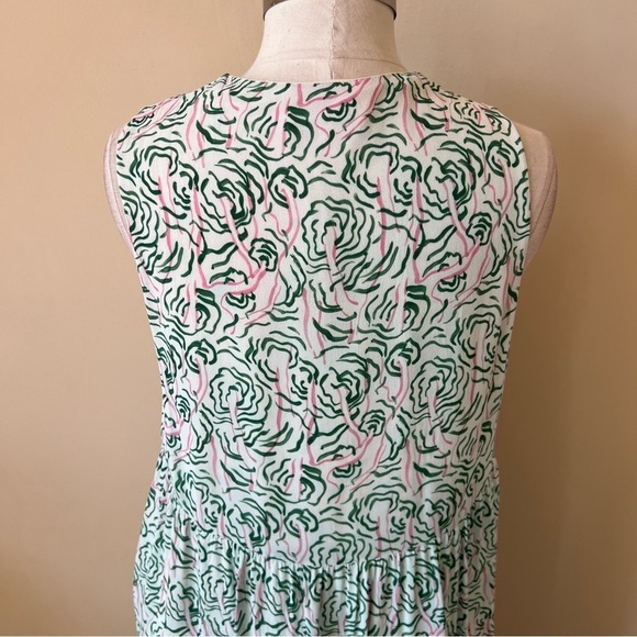 3.1 Philip Lim flowy printed patterned sleeve dress white 13087 - Picture 10 of 16